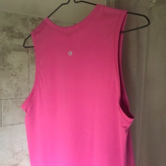 Lululemon Swiftly Breathe Muscle Tank Pink Lychee - Picture 9 of 13